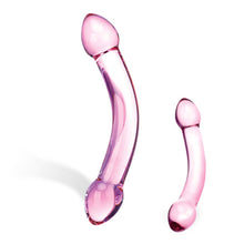 Lade das Bild in den Galerie-Viewer, Glasdildo Double Trouble pink