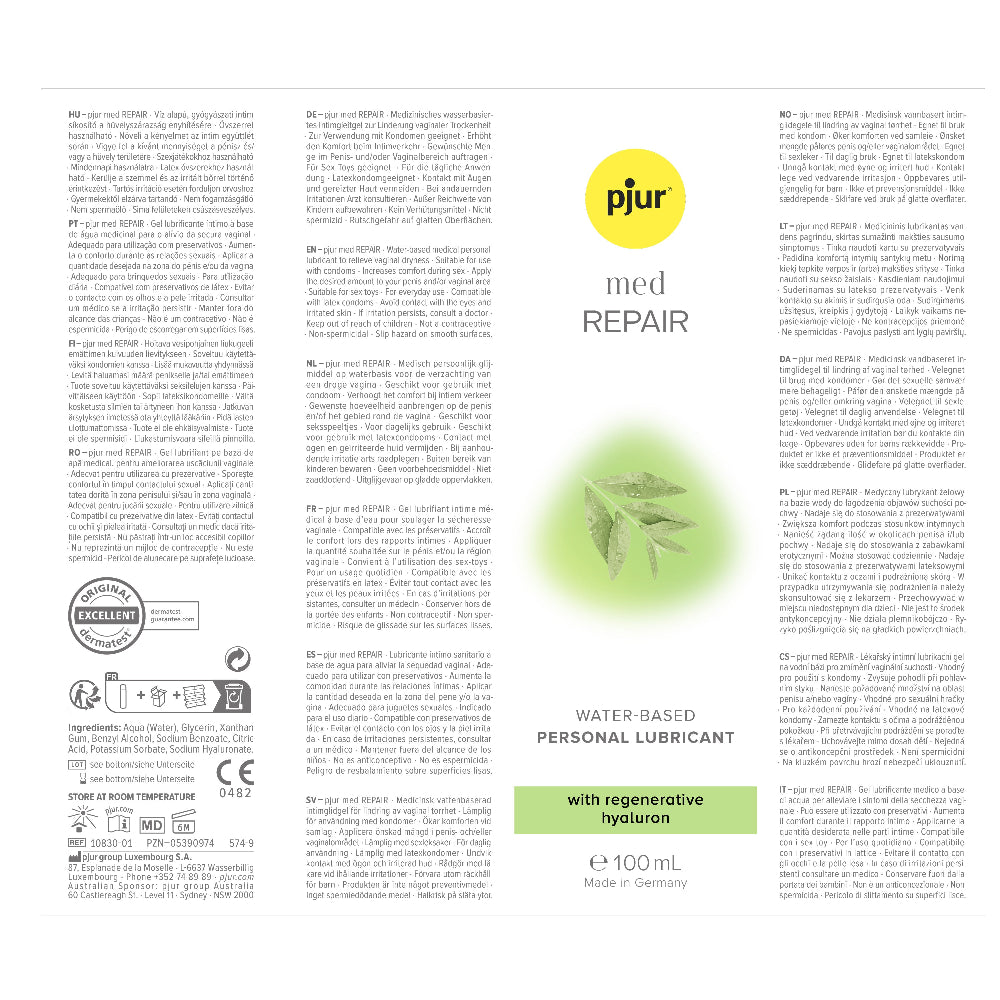 Pjur med Repair Glide Gleitmittel 100ml Liebhabereien Pjur med Repair Glide Gleitmittel 100ml Liebhabereien